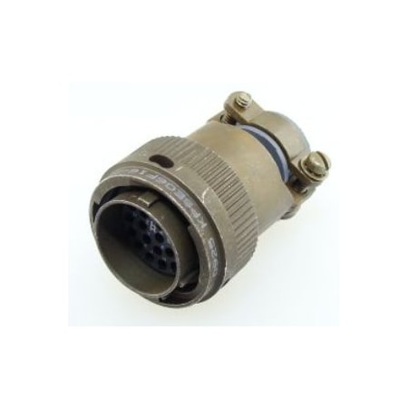 Itt Cannon Pin & Sleeve Plug, 13 A, 50V AC, 26 Pole, Spring Clamp Terminals Wire Connection Type KPSE06F1626P